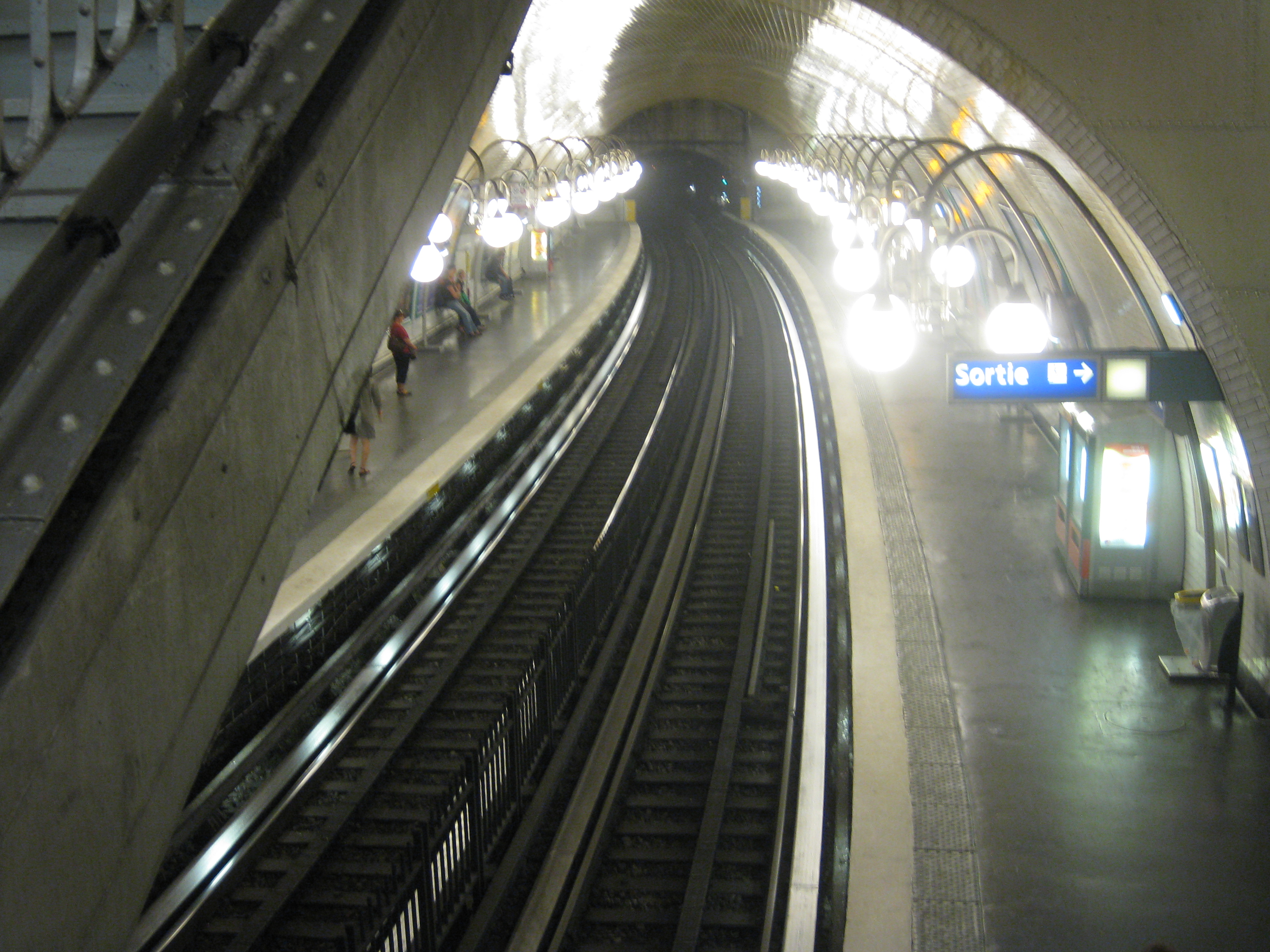 Paris metro, one of the modes of transport I used to get from here and back again