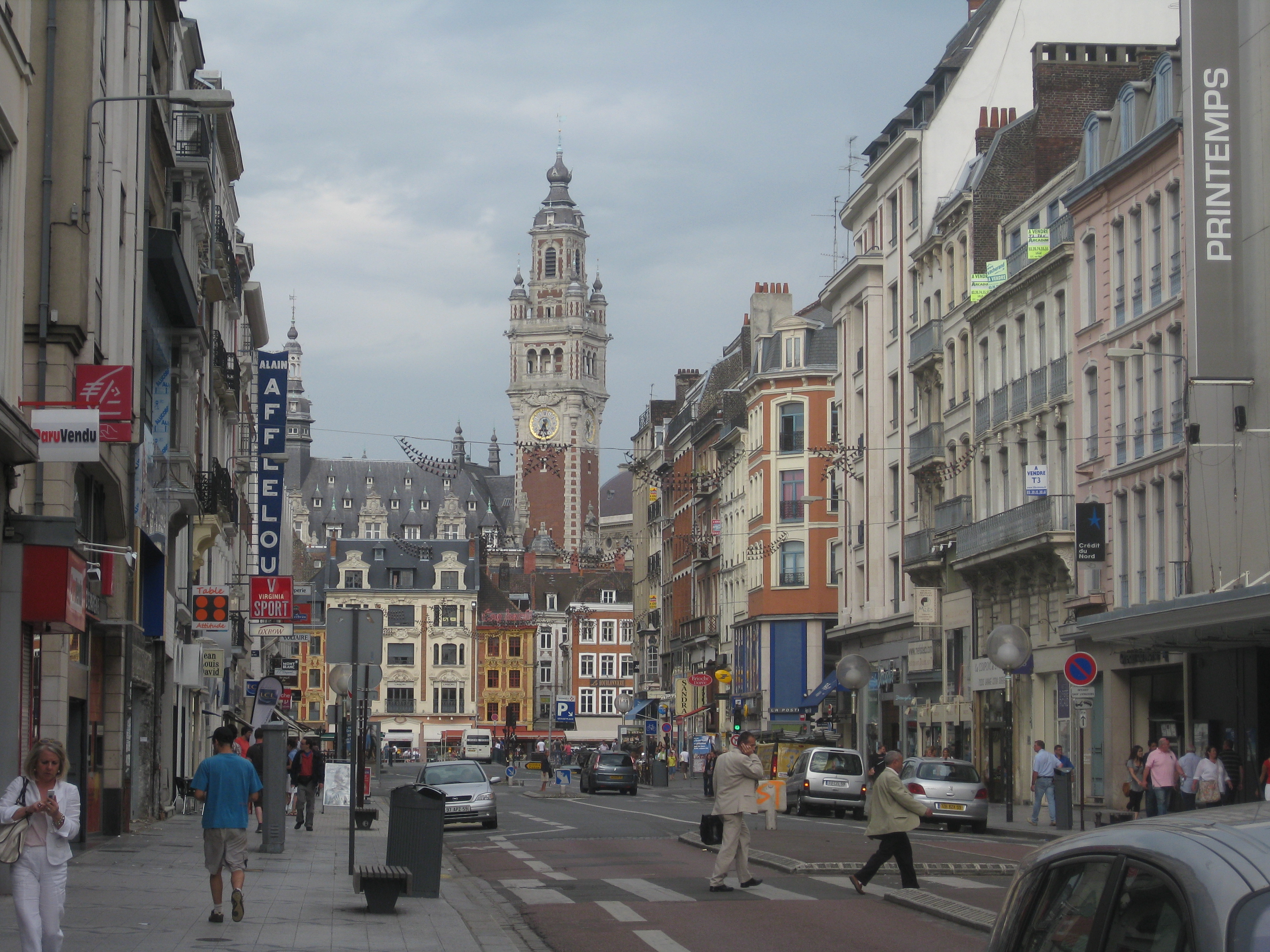 a view of downtown Lille