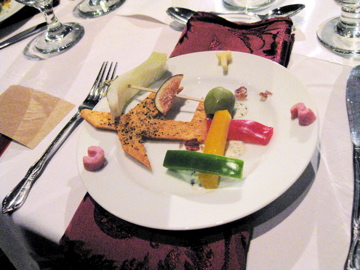 futurist appetizer plate