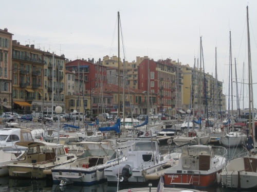 the old port area of Nice