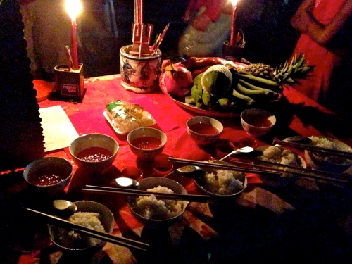 Vietnamese/Chinese New Year table.